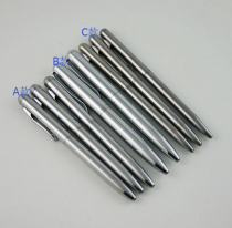 Recommended rotating mini Metal Ballpoint Pen portable pocket ball pen pocket pen short and exquisite