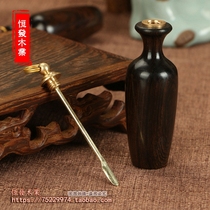 Ebony snuff bottle purple sandalwood snuff bottle Foreign Affairs gift abroad gift folk characteristic handicraft vase