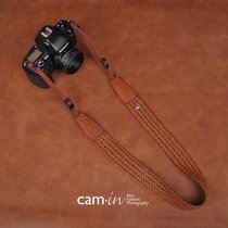 cam-in Braided Series Professional Fashion Camera Back Strap Universal Interface cam8651