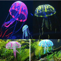 Fish tank simulation jellyfish aquarium building decoration package floating fluorescent false jellyfish size number