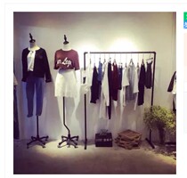 Wrought iron clothing rack Clothing store hanger display rack Men and women loading rack hanger simple display rack special offer