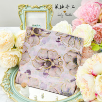 Judy handmade hipster sulfuric acid paper background large sheet paper 8 inch junkjournal paper