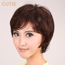 Prettiness wig Female short curly BOBO head short hair wig Temperament lady short wig Full wig set