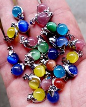  Exquisite fashion opal pendant pendant womens necklace pendant inlaid jewelry accessories multi-color