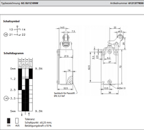612 1377 850 original GC-SUIZ KNW new BERNSTEIN limit switch