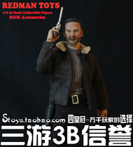 redman toys rm018 Walking dead sheriff rick Rick head carving clothing accessories set spot