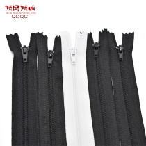 Black 3 Closing Nylon Zipper Men's Trousers Zipper Zip Lock Door Zipper 15 18 20 31cm