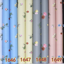 New thickened self-adhesive wallpaper waterproof plain self-adhesive wallpaper 3D three-dimensional wall sticker bedroom living room color film