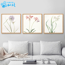 5D Diamond painting full diamond triple painting living room bedroom plainer cross stitch simple modern dining room elegant fresh flowers