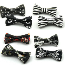 Mens groom best man red bow tie male wedding wedding suit shirt British high-end Korean bow women tide