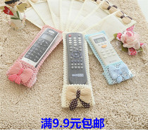 Full 9 9 New store full Star butterfly cloth Art knot remote control cover TV air conditioning remote control dust cover