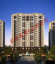 An 18-story European-style residential district planning project (effect cad drawing cad su)]