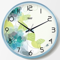 Madding fashion wall clock Living room office simple mute clock wall watch creative quartz clock perpetual calendar D267