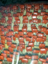 Panasonic metallized CBB capacitor 821J K 820PF 50V 63V 100V