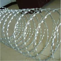  Hot-dip galvanized material Anti-rust pull blade thorn rope net tension scraper Anti-theft net protective net anti-crawling net with thorns