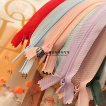 SBS invisible zipper 25cm high quality smooth 3#invisible nylon zipper handmade accessories 23 colors full