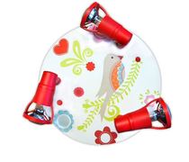 German Waldi Leuchten childrens room suction top light animal series 659160 birdies