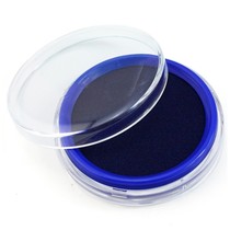 Del printing table 9863 Blue quick-drying printing table round financial ink printing table office supplies stationery