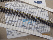 US IRC 1W 47 Euro 47R 5% bakewood shell wire wound resistance (SP20F equivalent to 0 5W volume)