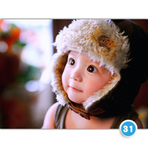 No 31 Cute baby poster wall sticker Fetal education male baby painting baby photo wall sticker Pregnant baby picture wall sticker