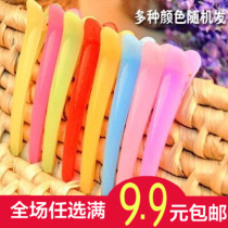 Full 9 9 9 Jelly color pointed clip candy color duckbill color translucent crocodile clip beautiful hairpin