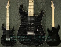 Customer Custom Tom Andersons transparent black electric guitar