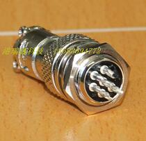 Aviation plug socket round six-core aviation plug 12MM opening 125V5A connector connector