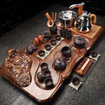 Hengyue purple sand tea set four-in-one automatic induction cooker tea tray tea table tea sea ice crack set tea set