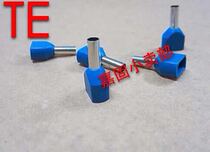 TE1512 double wire tubular insulated end head TE red copper material 2 roots 1 5MM short pick up 1000 only