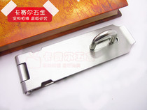 5 inch stainless steel thick door buckle door door buckle wooden door anti-theft buckle large thick padlock door buckle
