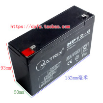 Matrix NP12-6 6V 12Ah maintenance-free battery High-quality battery