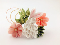 Japanese fine - working flower and wind - haired rabbits death and early - swelling