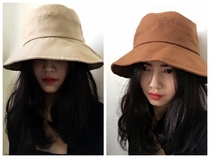 devils day series cotton linen sun hat pure color large eatery fisherman hat children 100 hitch summer sun hat foldable basin cap