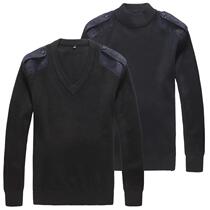 Sea sweater plus thick Tibetan occupational seafarer maritime seafarer security work clothes wool sweater man