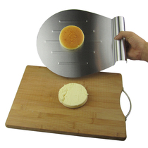 De Standi Large Stainless Steel Cake Shovel Pizza Tosafety Transfer Device Mobile Framed Flower Cake Tote