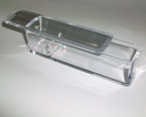 Organic glass nugget organic square box seal box name seal private seal box