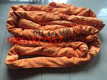 50T flexible hanger with ring train lifting harness 50 ton O-type industrial harness 50t round harnesses