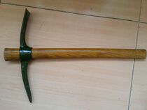 Stock old goods pickaxe 6411 wooden pickaxe Manganese steel pickaxe cross pickaxe Small foreign pickaxe