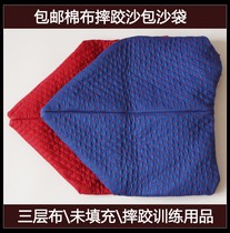 Wrestling bag Wrestling sand bag Three-layer cotton grip training red blue can be filled with fine sand
