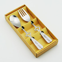 Super junior stainless steel spoon fork Stainless steel tableware gift box