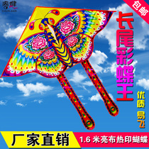 Weifang Kite Dazzling Large Butterfly Kite Children Kite Triangle Large Breeze Cartoon Kite Easy To Fly