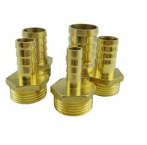 Copper pagoda nozzle outer wire pagoda gas pipe joint copper air outlet pipe joint gas joint 1 point 2 points 3 points 4 points