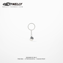 Dice All-metal Key Buckle Lucky Good Luck Color Son Key Circle Tide Card Hip-hop Sift Male And Female Small Gifts