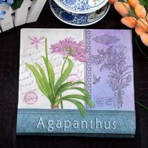 (Manufacturer Direct Marketing) Purple Colored Napkins Printed Paper Printed Paper Towels Wedding napkins Festive Aperitif Orchid
