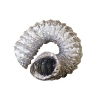 Double-layer composite aluminium foil pipe composite air pipe telescopic hose 10CM 1 m