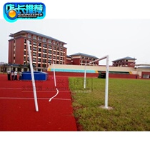 The ground embedded football door propped up the football net steel pipe aluminum alloy 11-a-side standard fixed goal