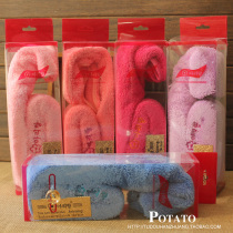 2 Korean dry hair hats Arirang coral velvet oversized thickened super absorbent hair fast dry hair towel