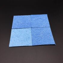 Soldering iron cleaning sponge with round hole high temperature sponge Welding in addition to soldering station Soldering iron frame welding sponge