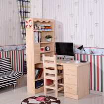 Soliwood desk corner computer desk desk desk desk bookcase combination of simple childrens learning desk with bookshelf table