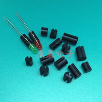 Recommended 1 F5 LED isolation column double black slot Lamp Post foot pad diode lamp holder 5MM double pit spacer Post